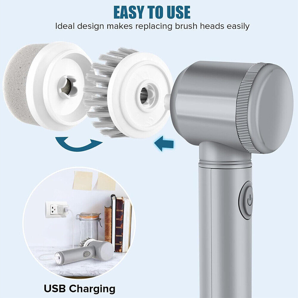 Brosse de nettoyage électrique - utilisation sur plan de travail